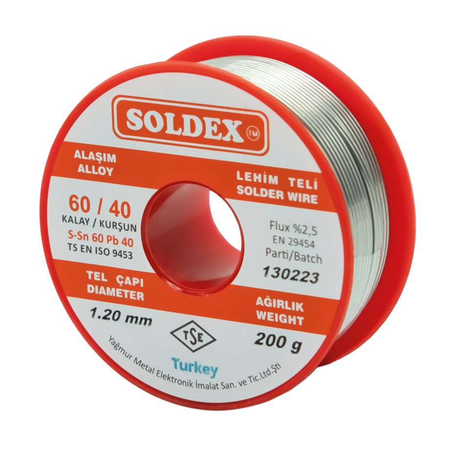 Lehim Teli 1.2mm SN60/PB40 200gr - 022