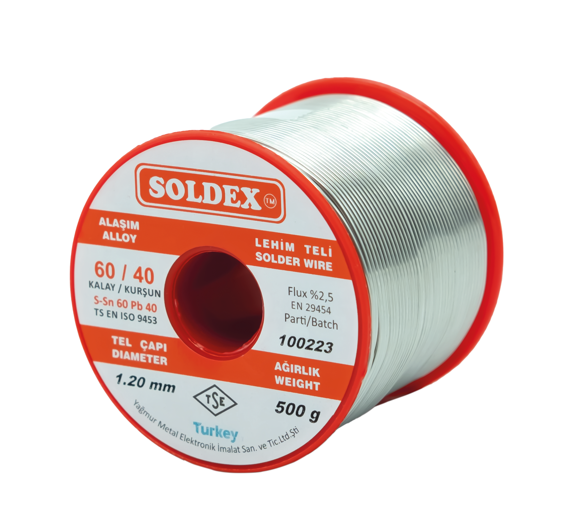 Lehim Teli 1.2mm SN60/PB40 500gr - 007