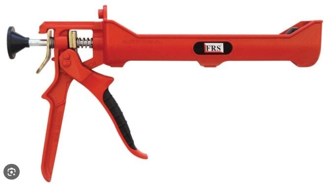 Frs Profesyonel Metal Silikon Tabancası Kırmızı