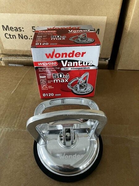 Wonder Alüminyum Cam Vantuzu Tekli