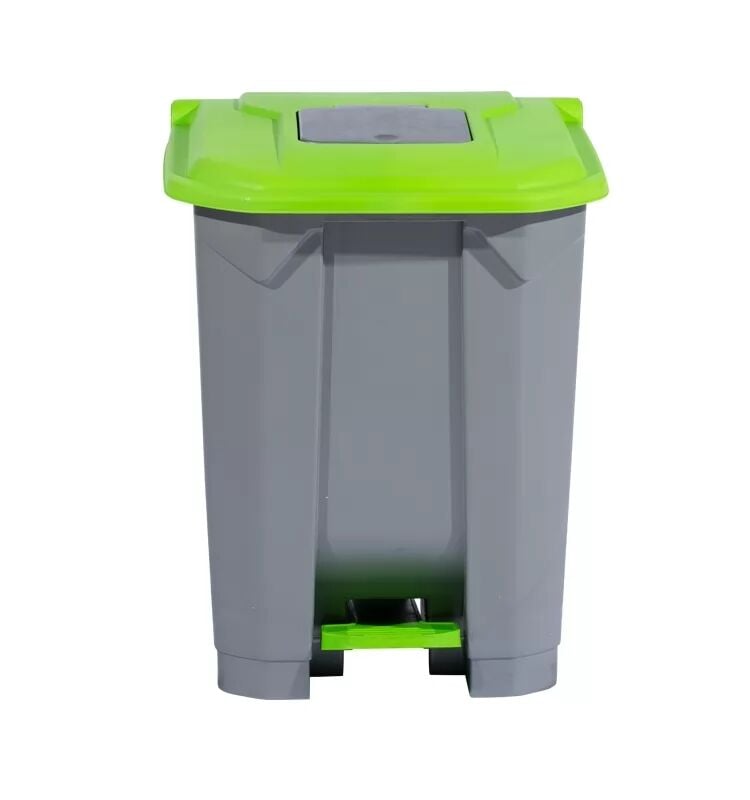 Plastik Pedallı Çöp Kovası 50 Litre (Üstten Kapaklı)