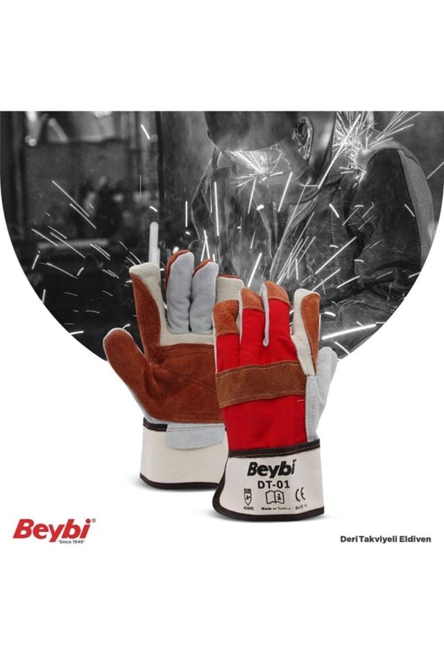 Beybi DT-01 Deri Takviyeli İş Eldiveni