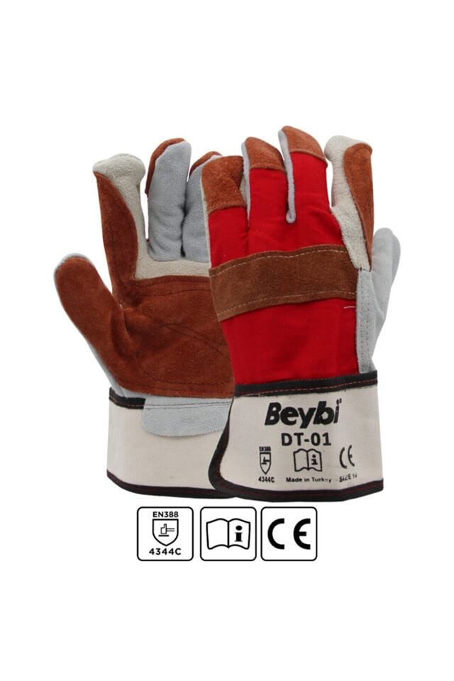 Beybi DT-01 Deri Takviyeli İş Eldiveni