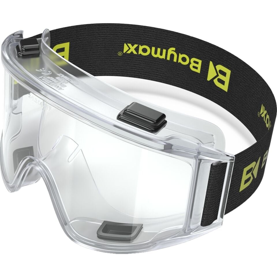 Baymax S-550 Koruyucu Grand Antifog Şeffaf Gözlük