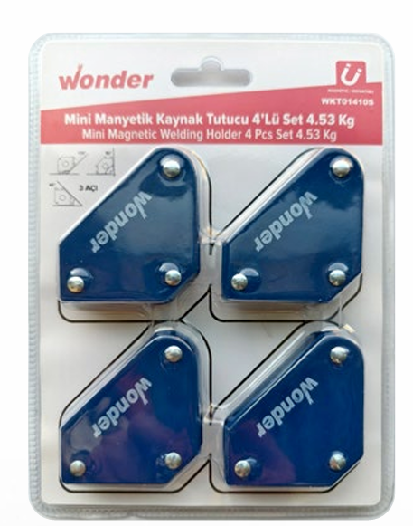Wonder Manyetik Kaynak Tutucu 4'lü Set 4,53 Kg