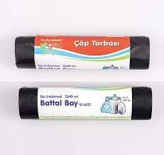 Çöp Torbası P302  Eko. End. Battal 72x95cm 300gr 10 Adet