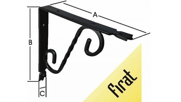 Fırat Rafaltı Siyah 25x15