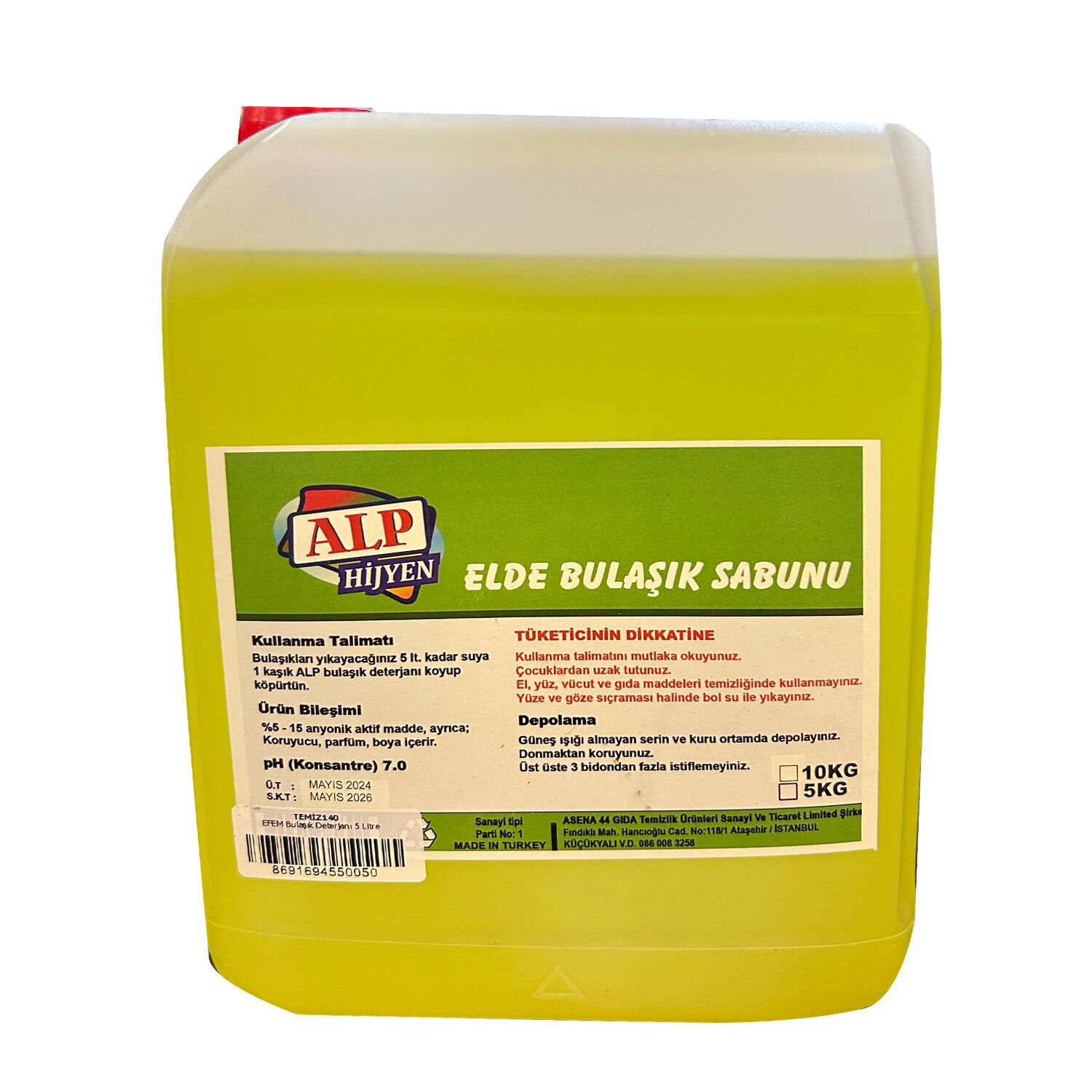 Bulaşık Deterjanı 5 Litre