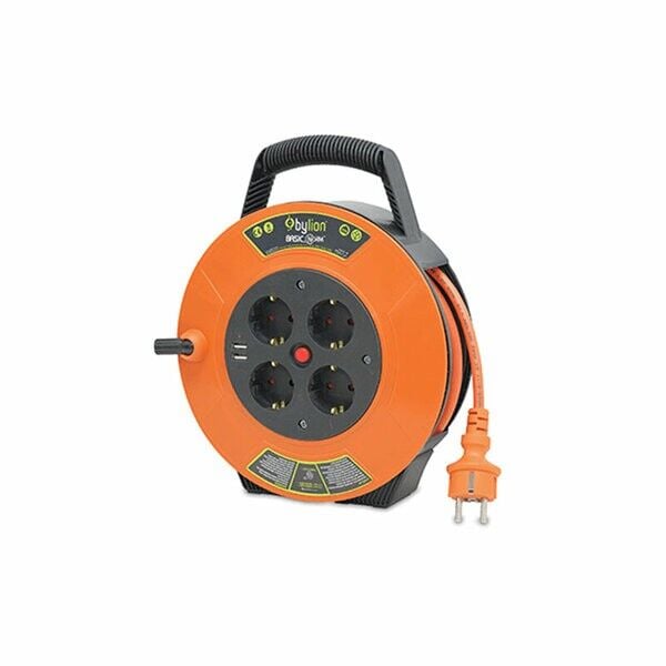 Bylion Ev Tipi Makaralı Kablo(Bakır) 3x1.5mm  10 Mt.