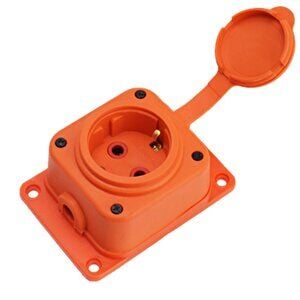 Bylion Kauçuk Tekli Pano Prizi