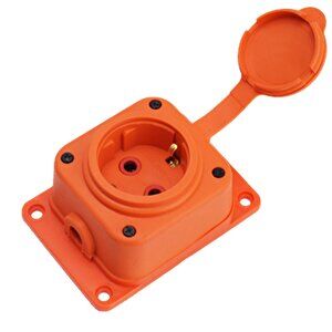 Bylion Kauçuk Tekli Pano Prizi