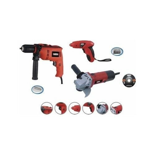 Attlas Eco Set 3 BLI Matkap & Avuç Taşlama Makinesi & 4.8V Vidalama