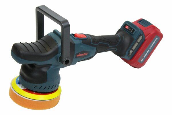 Wonder WAZ11S 20V 4.0Ah Li-ion Çift Akülü Kömürsüz Orbital Polisaj 125Mm
