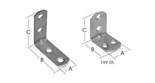 Yuvarlak Başlı Köşebent 22x30x30