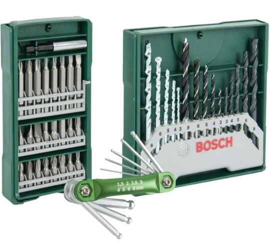 Bosch X-Line 15 Parça Delme & 25 Parça Vidalama Ucu & Hex Allen Seti