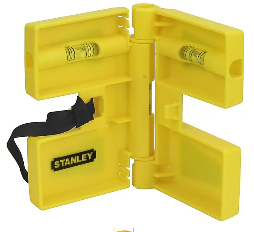 Stanley 0-47-720 Katlanır Mıknatıslı Mini Köşe Su Terazisi