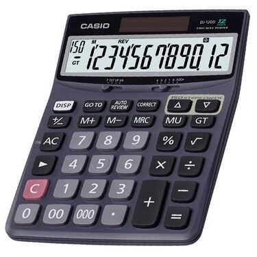 Casio DJ-120D Hesap Makinesi