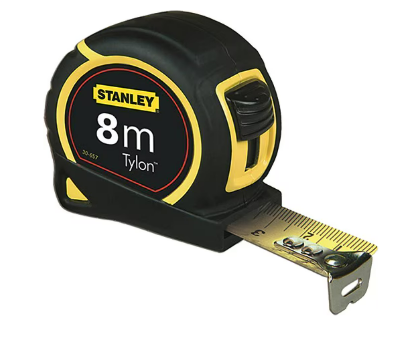 Stanley Bulk Metre Tylon 8M X 25Mm