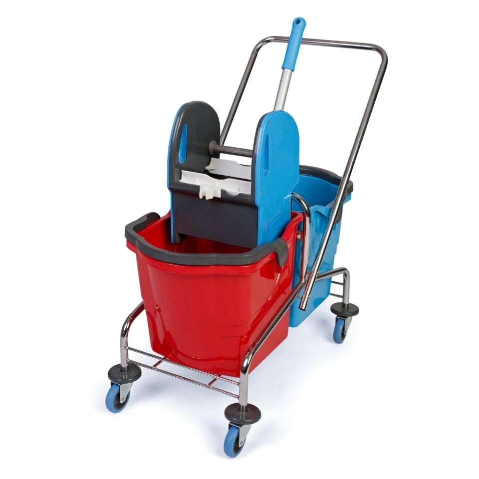 İzmir Fırça 6621 Çift Kovalı Presli Temizlik Seti