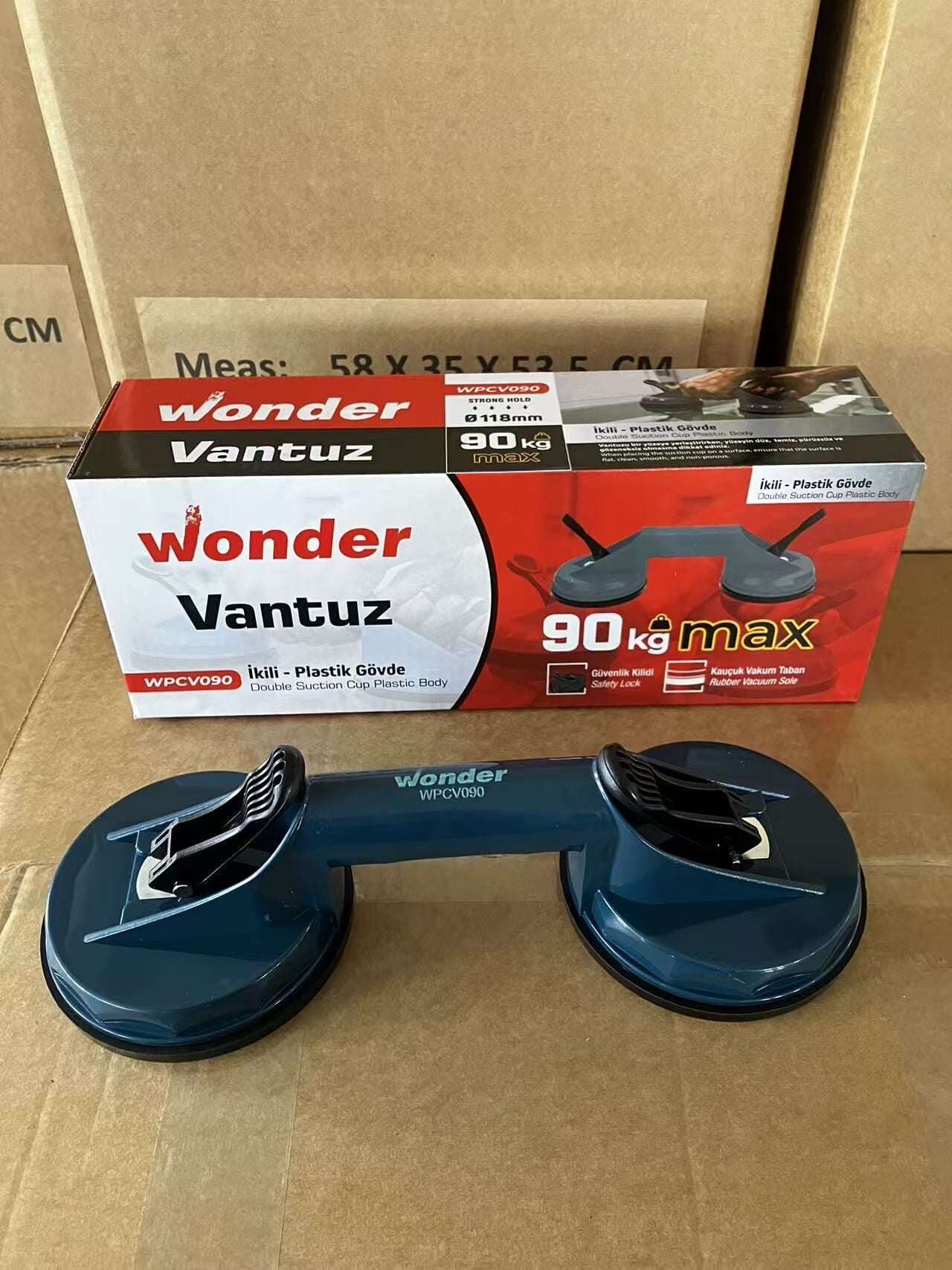 Wonder Plastik Cam Vantuzu İkili