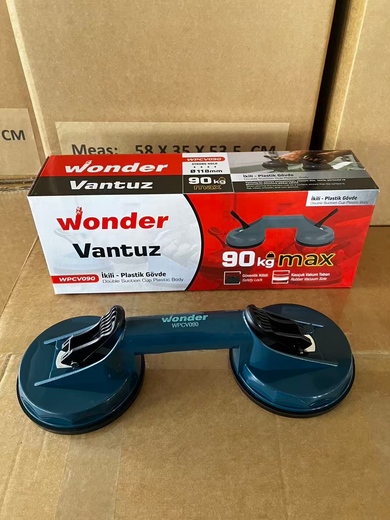 Wonder Plastik Cam Vantuzu İkili