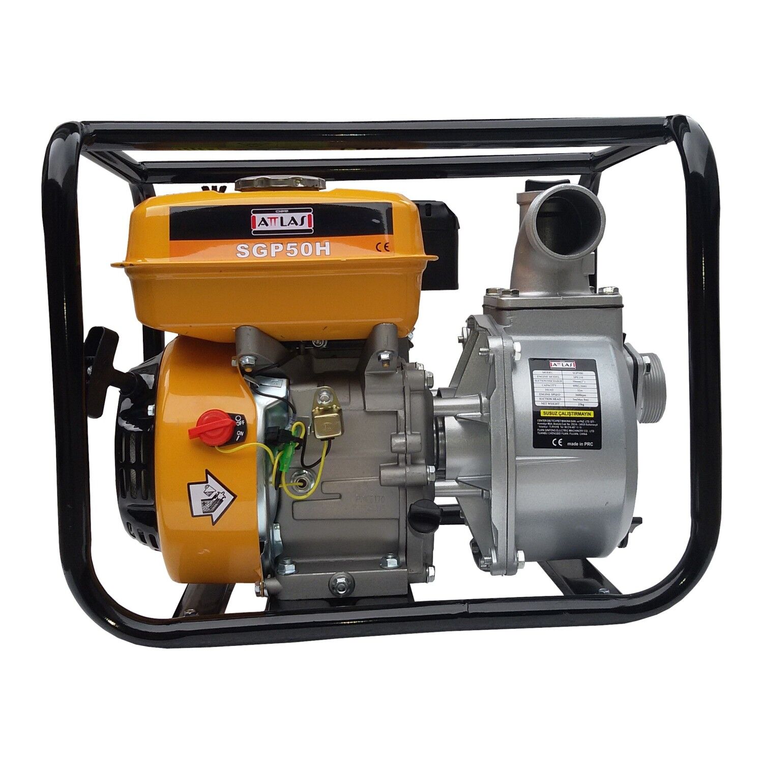 Attlas SGP50H 2.0'' Benzinli Su Pompası 5.5Hp