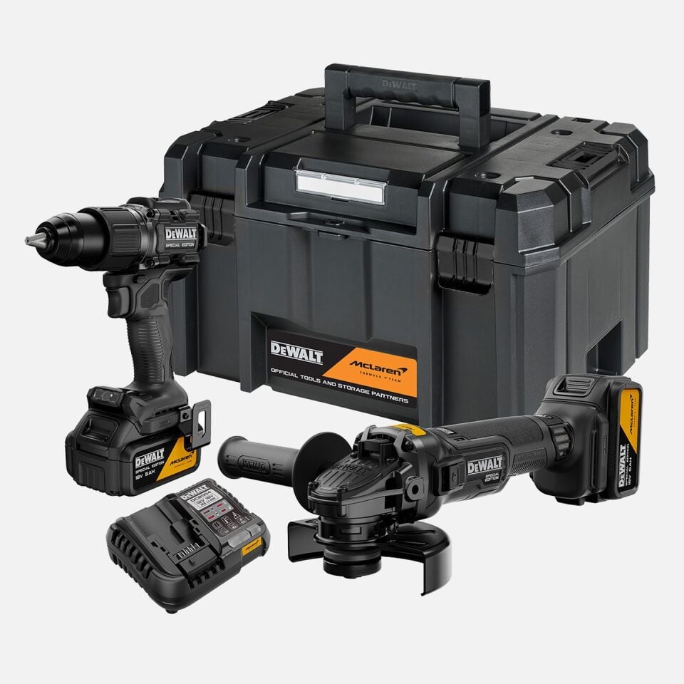 Dewalt X Mclaren DCD86M Darbeli Matkap 90 Nm + DCG45M 125 Mm Avuç Taşlama