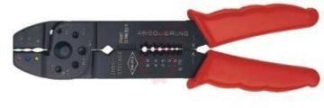 Knipex 9721215 Papuç Sıkma ve Kablo Sıyırma Pensi 215mm