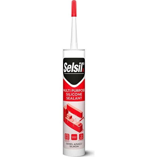 Selsil Silikon Antrasit Gri 280 Gr