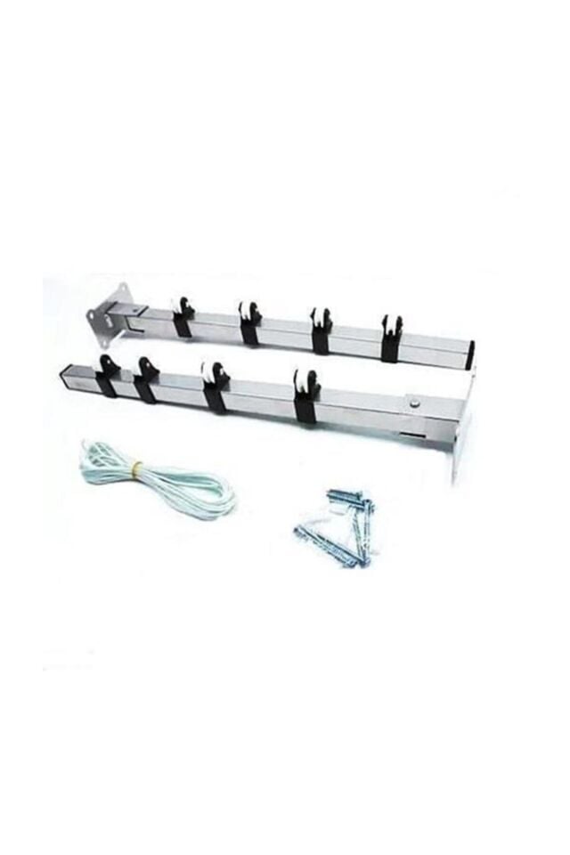 Çamaşır Askısı Alüminyum Balkoniçi Makaralı İç Mekan TKS-03