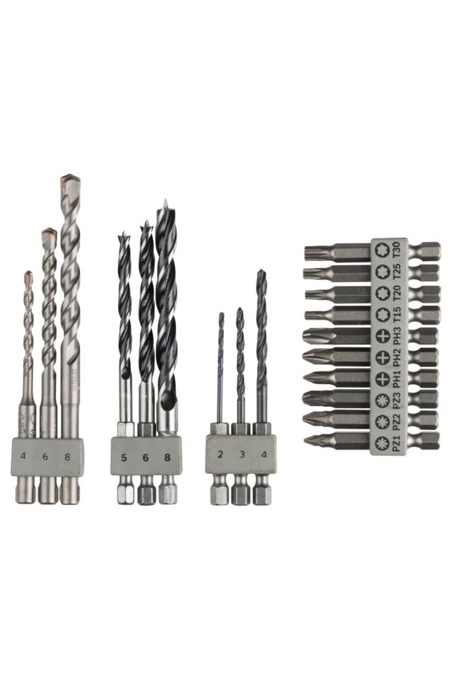 Bosch Sds-Q Uneo Matkap ve Vidalama Ucu Seti