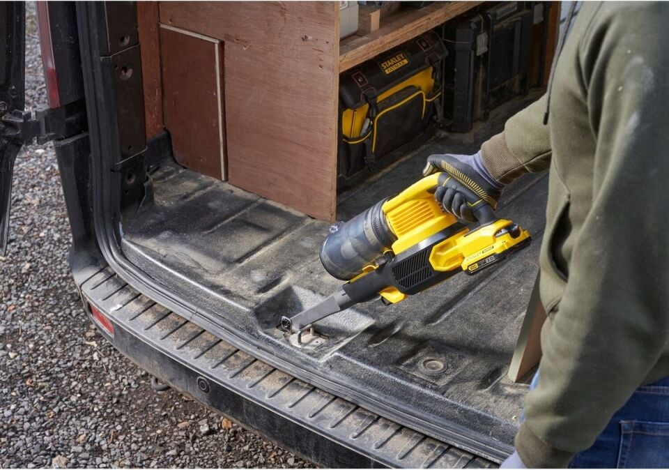 Stanley SFMCVS001D1 18V 2.0 Ah Şarjlı Dikey Süpürge