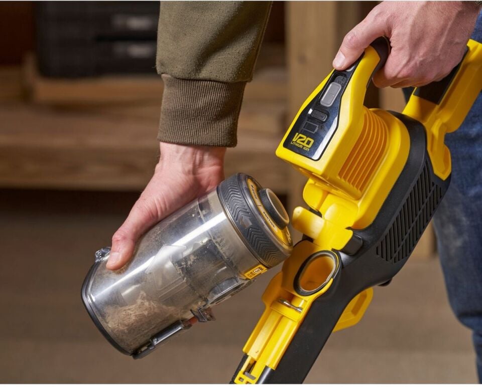 Stanley SFMCVS001D1 18V 2.0 Ah Şarjlı Dikey Süpürge