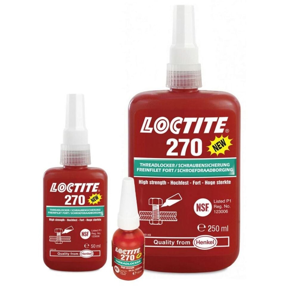 Loctite 270 Cıvata Sabitleme 50ml (Yüksek Kuvvet)