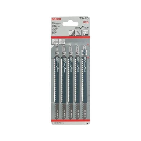 Bosch T344D Ahşap Dekupaj Testere Bıçağı 5'li