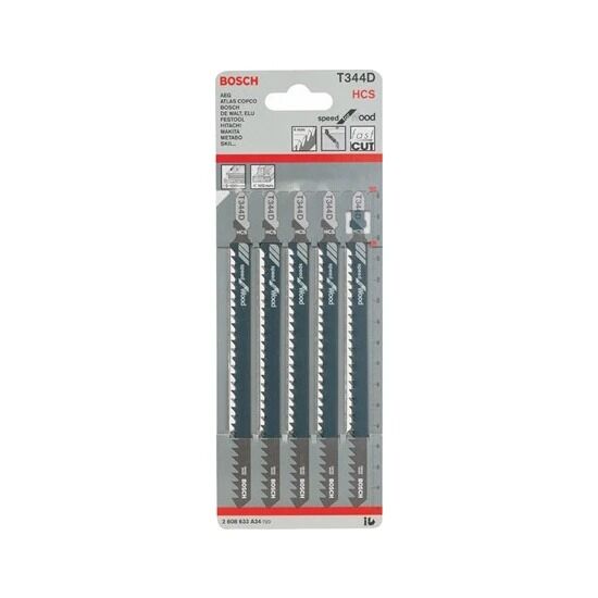 Bosch T344D Ahşap Dekupaj Testere Bıçağı 5'li