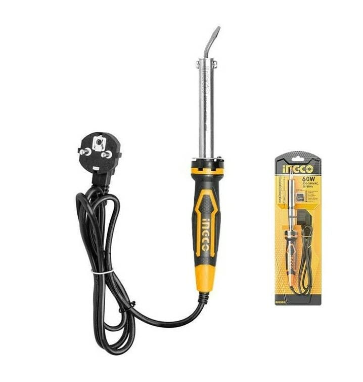 İngco Endüstriyel Elektrikli Kalem Havya 60 Watt (Eğri Uçlu)