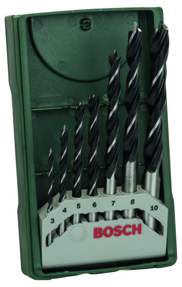 Bosch X-Line Mini Ahşap Matkap Ucu Seti (7 Parça)