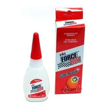 Force 801 Süper Glue Hızlı Yapıştırıcı 20gr Japon