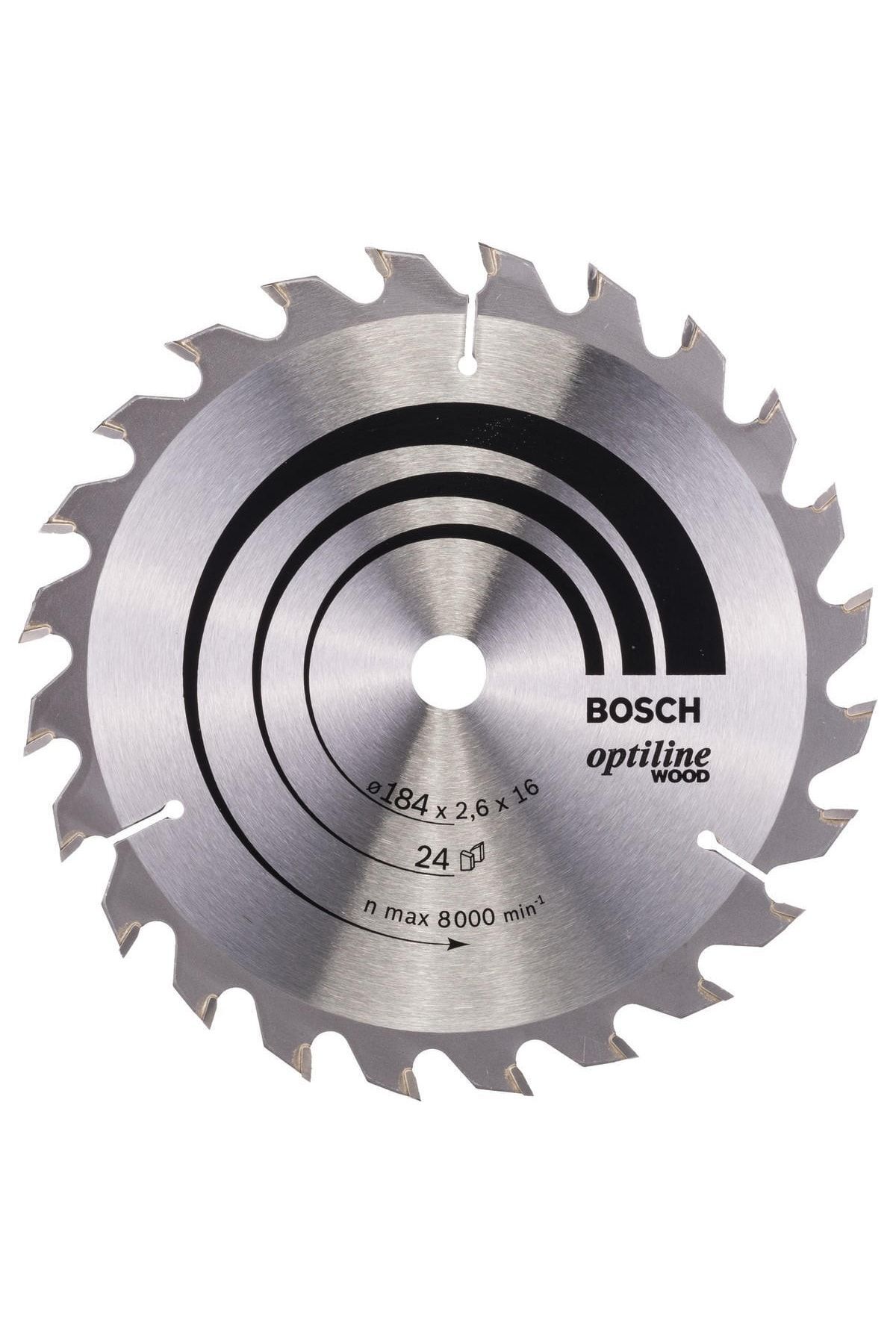 Bosch Daire Testeresi Optilin (ahşap) 184x16mm 24 Diş