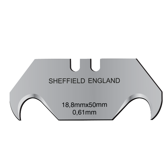 Jewel IND 96LP-1300 Halı Bıçağı Kancalı Yedek Ağzı 10lu