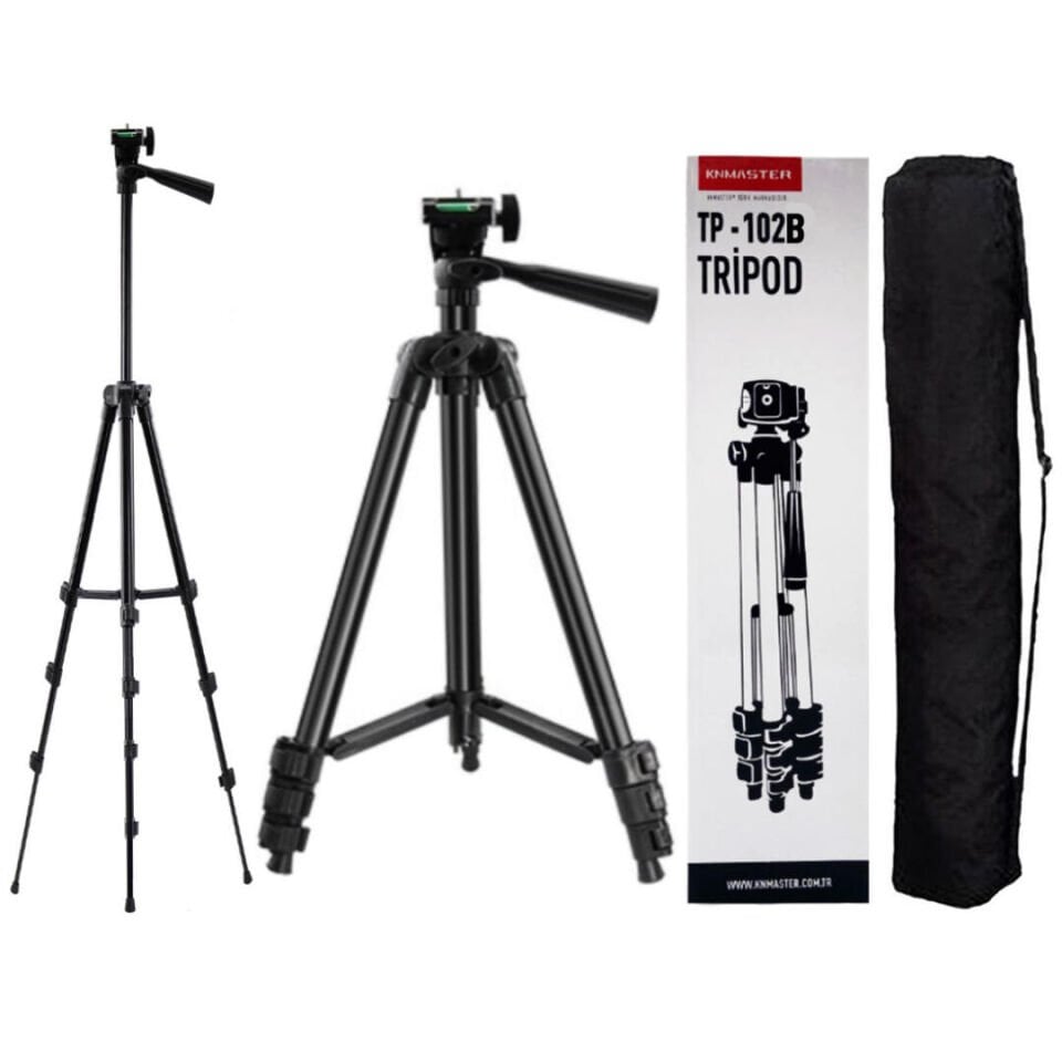 Knmaster Tp-102B Tripod (Telefon,Kamera & Lazer Hizalama)