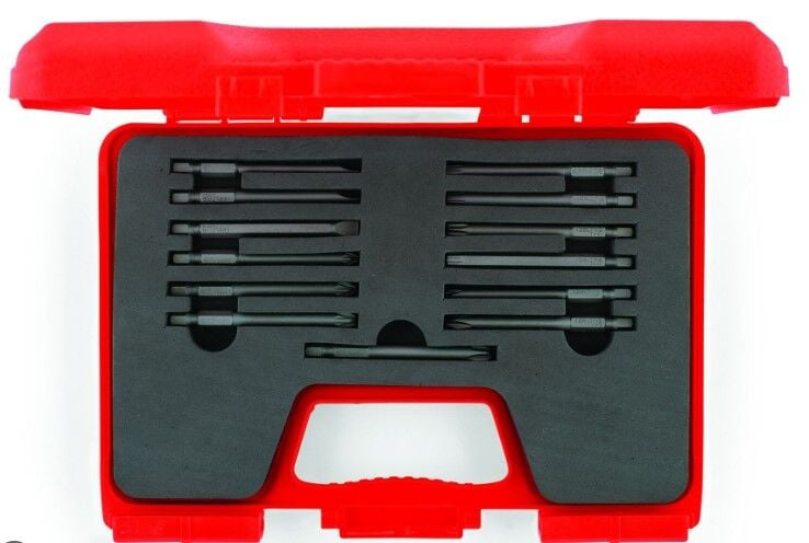 İzeltaş Uzun Bits Uç Takımı 75mm (13 Parça)