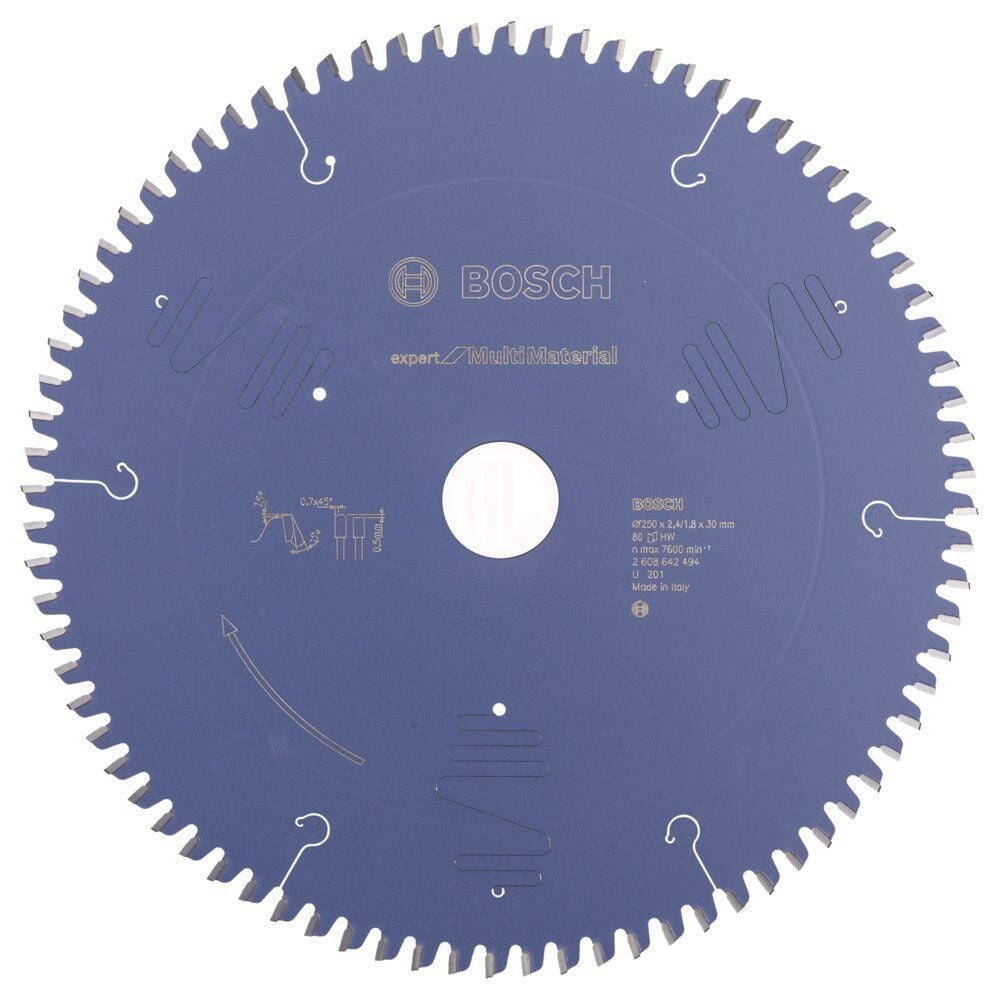 BOSCH Daire Testere Expert 250x30mm 80 Diş