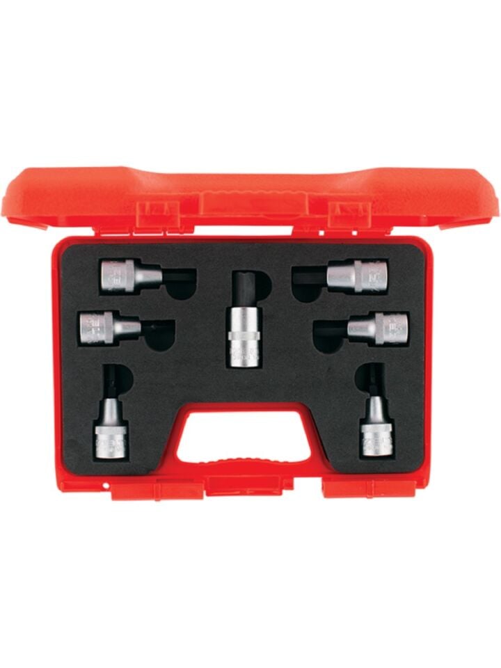 İzeltaş 1/2'' Lokmalı Allen Uç Takımı (60mm, 7 Parça)