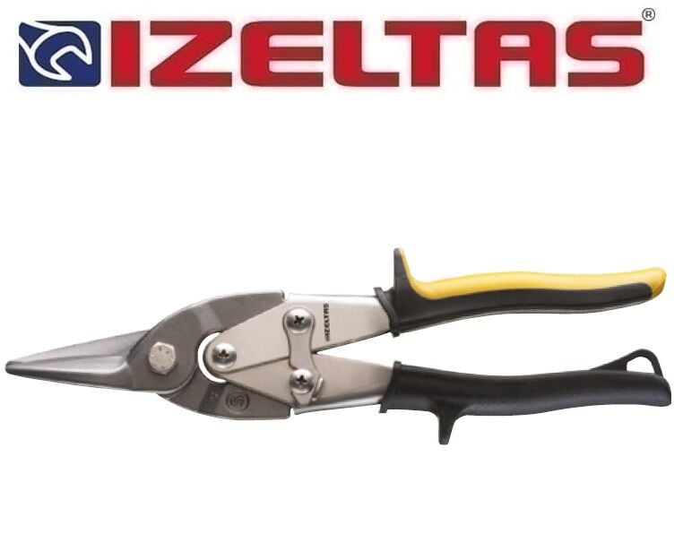 İzeltaş Alüminyum ve Sac Kesme Makası 240mm (Düz) Sarı