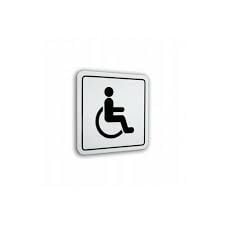 LUNA Pvc Elegan Sembol Engelli Wc 12x12cm