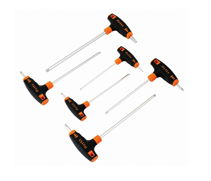 RETTA 6 Parça T Saplı Torx Allen Anahtar Takımı