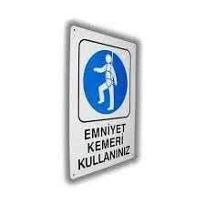 LUNA Pvc Lehva Emniyet Kemeri Kullan 16x24cm