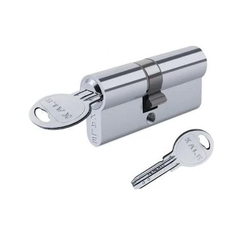 KALE Hareketli Pimli Barelli Silindir - Nikel 5 Anahtarlı 68Mm 26+10+32